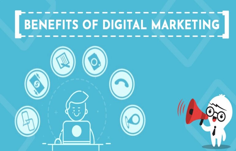 What are the main advantages of digital marketing?